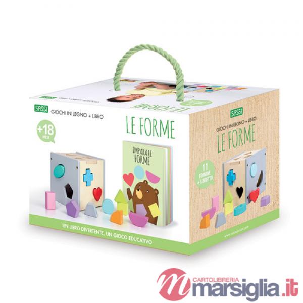 Forme. Giochi in legno. Ediz. a colori. Con gadget (Le)