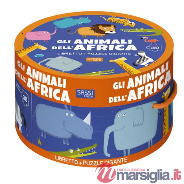 Animali dell'Africa. Ediz. a colori. Con puzzle (Gli)