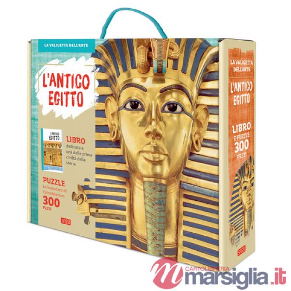 Antico Egitto: la maschera di Tutankhamon. La valigetta dell'arte. Ediz. a colori. Con puzzle (L')
