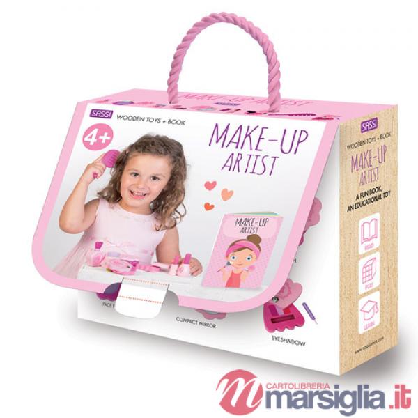 Make-up artist. Wooden toys. Ediz. a colori. Con Giocattolo