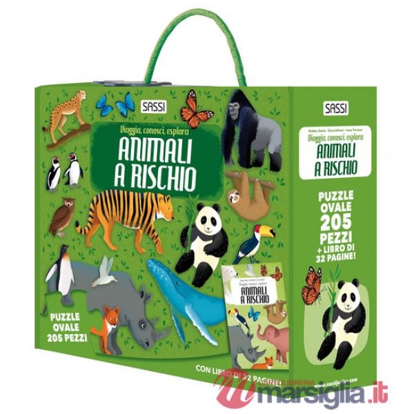 Animali a rischio. Viaggia, conosci, esplora. Ediz. a colori. Con puzzle