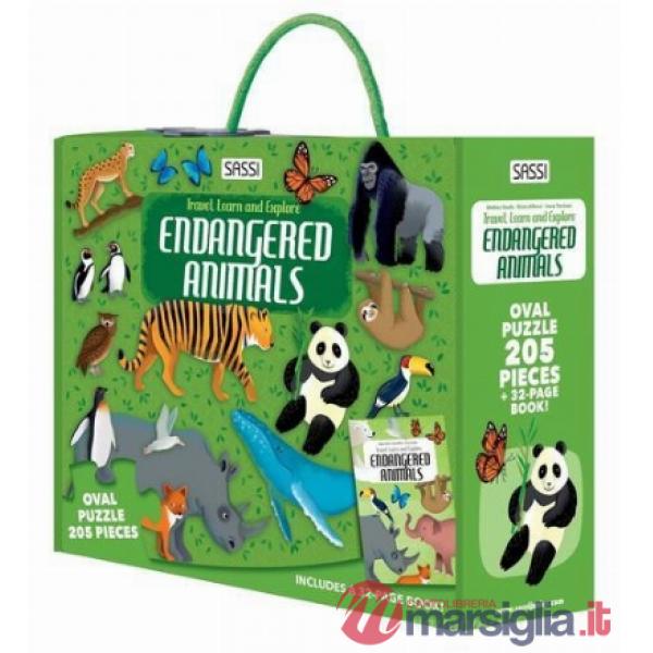 Animals of the world. Endangered species. Ediz. a colori. Con puzzle