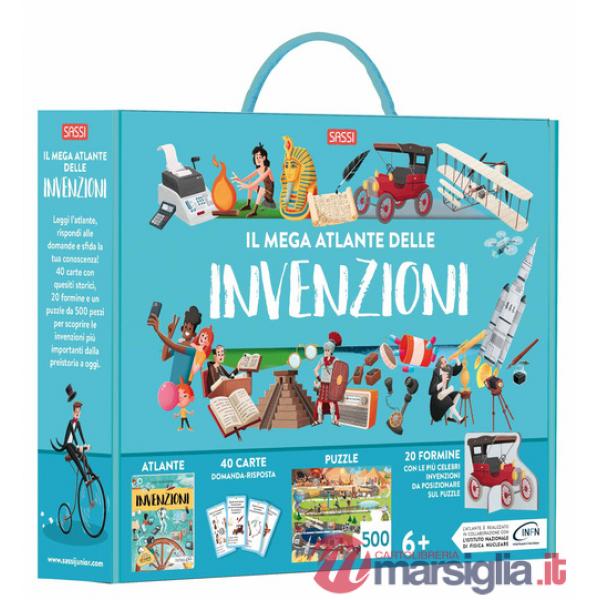 Mega atlante delle invenzioni. Ediz. a colori. Con puzzle. Con Carte (Il)