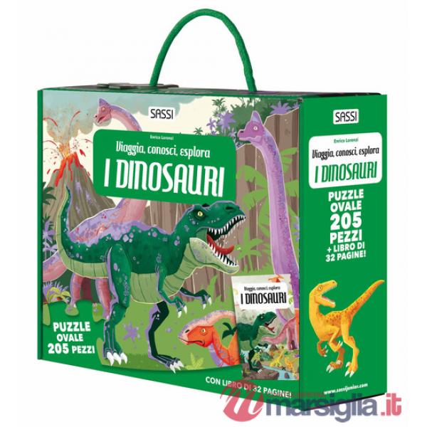 Dinosauri. Viaggia, conosci, esplora. Ediz. a colori. Con puzzle (I)