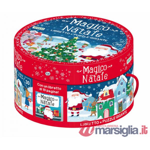 Magico Natale. Scatola tonda. Ediz. a colori. Con puzzle