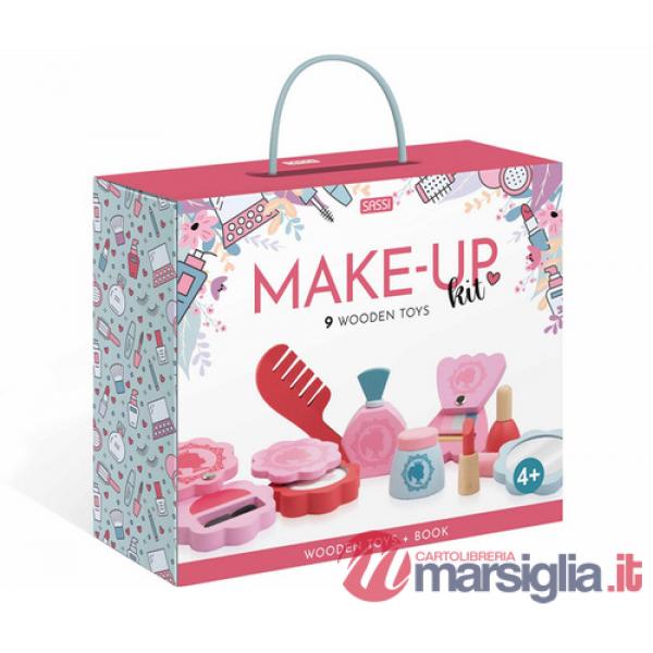 Make-up Kit. Wooden toy. Nuova ediz. Con 9 formine in legno