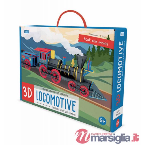 3D locomotive. The history of trains. Travel, learn and explore. Ediz. a colori. Con modellino 3D