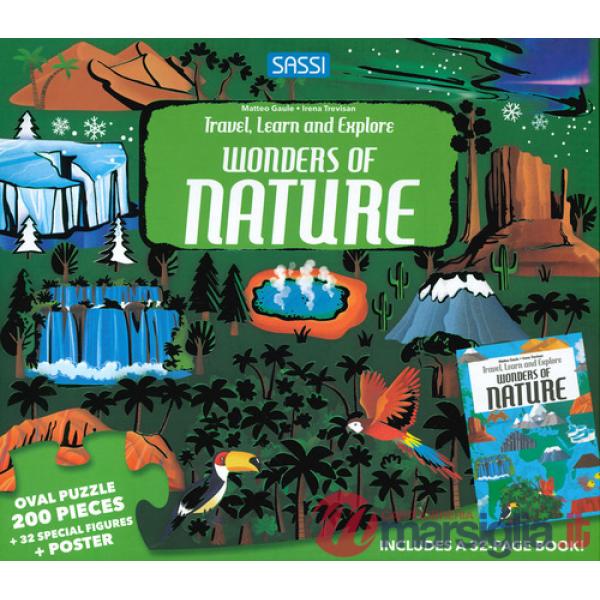 Wonders of nature. Travel, learn and explore. Ediz. a colori. Con puzzle