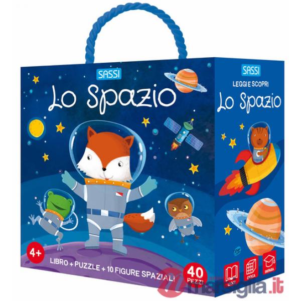 Spazio. Q-box. Ediz. a colori. Con 10 figure spaziali. Con puzzle (Lo)