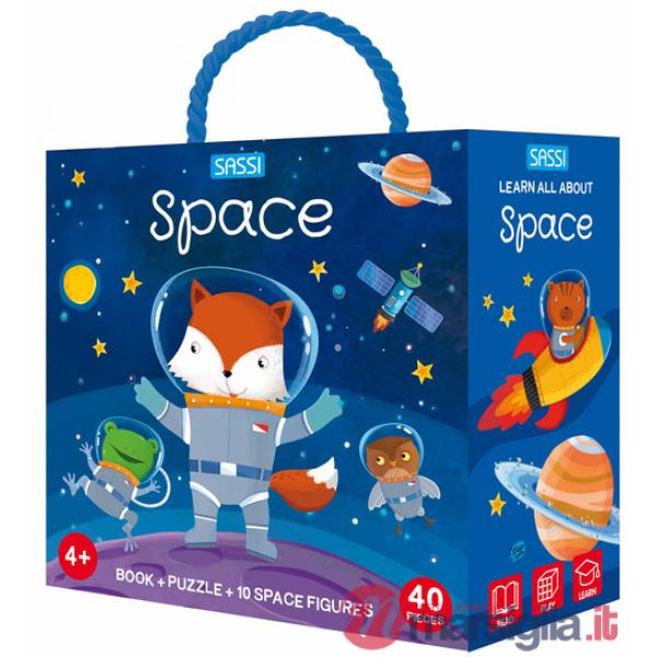 Space. Q-box. Ediz. a colori. Con 10 figure spaziali. Con puzzle