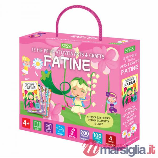 Fatine. Le mie prime attività arts & crafts. Ediz. a colori. Con penna speciale da ricalco. Con 100 sticker. Con 200 trasferibil