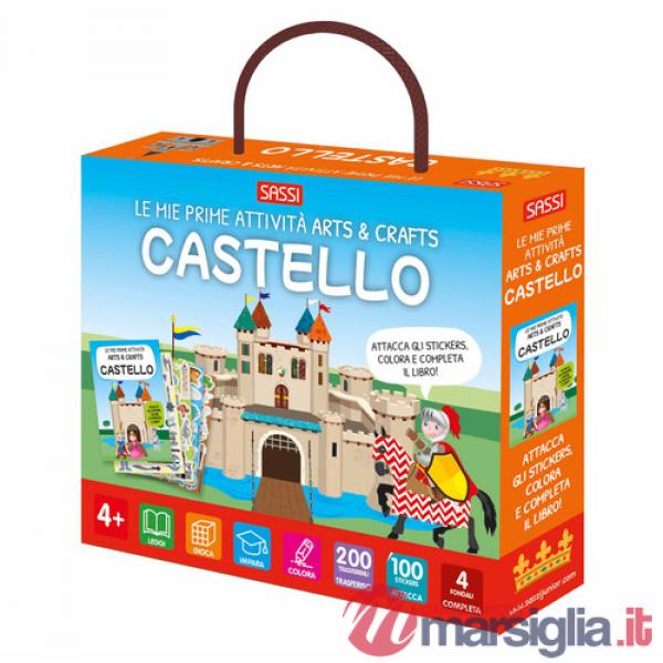 Castello. Le mie prime attività arts & crafts. Ediz. a colori. Con bastoncino da ricalco. Con 4 fondali. Con 200 trasferibili. C
