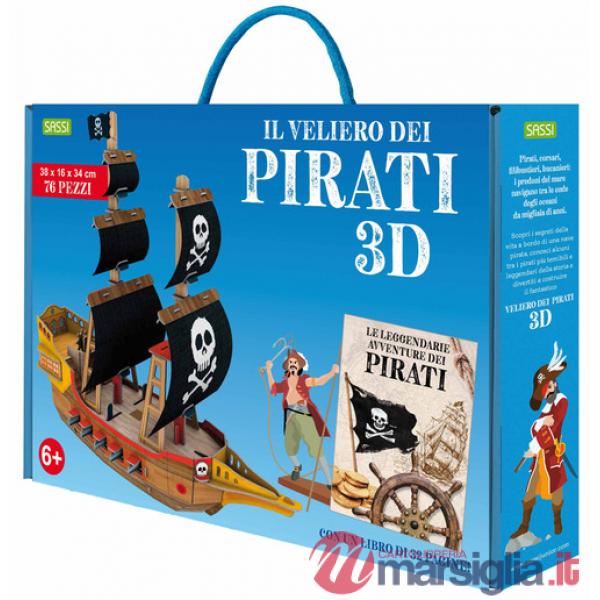 Leggendarie avventure dei pirati. Il veliero 3D. Ediz. a colori. Con modellino (Le)