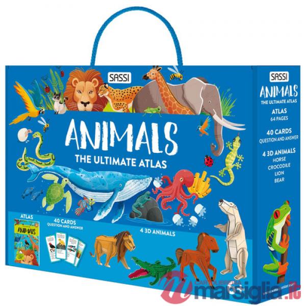 Ultimate atlas. Animals. Nuova ediz. Con 40 carte. Con puzzle (The)