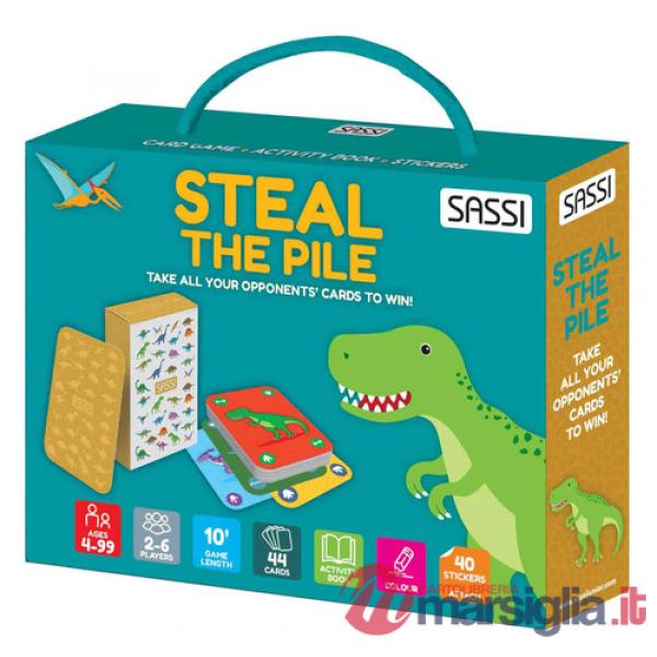 Steal the pile. Card games. Ediz. a colori. Con 44 stikers. Con 40 Carte