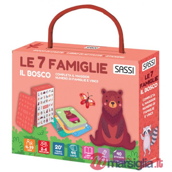 Bosco. Le sette famiglie. Carte da gioco. Ediz. a colori. Con 40 stickers. Con 44 Carte (Il)