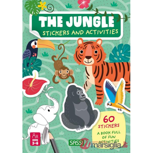 Jungle. Stickers and activities. Ediz. a colori (The)