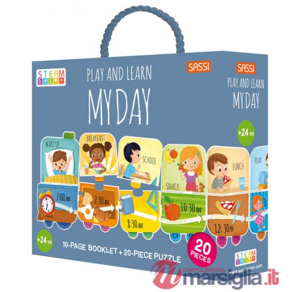 Play and learn. My day. Steam puzzle. Ediz. illustrata. Con puzzle