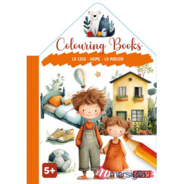 Casa-Home-La maison. Colouring books. Ediz. illustrata (La)