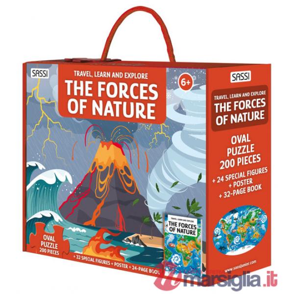 Forces of nature. Travel, learn and explore. Ediz. a colori. Con oval puzzle. Con 24 special figures. Con Poster (The)