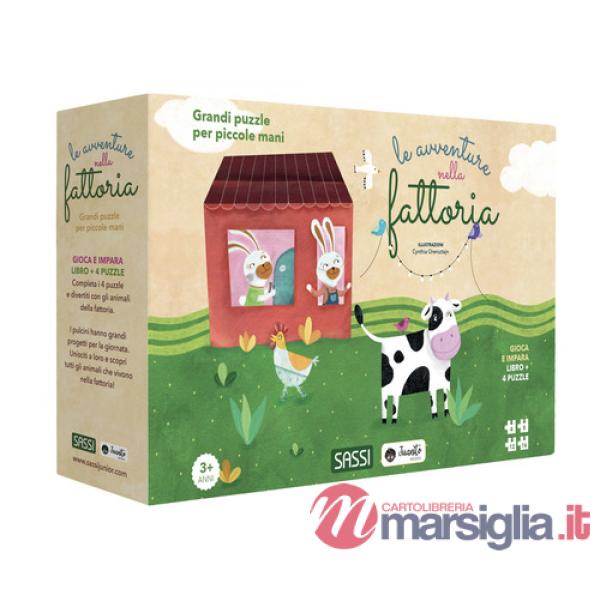 Avventure nella fattoria. Gioca e impara. Ediz. illustrata. Con puzzle (Le)
