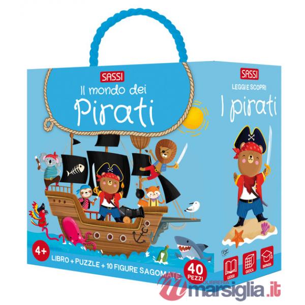 Mondo dei pirati. Q-box. Ediz. a colori. Con 10 figure sagomate. Con puzzle (Il)