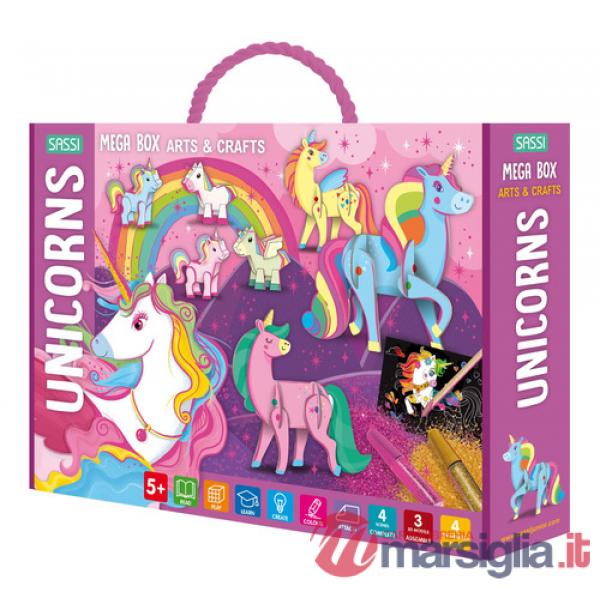 Unicorns. Mega box arts & crafts. Ediz. a colori. Con Prodotti vari