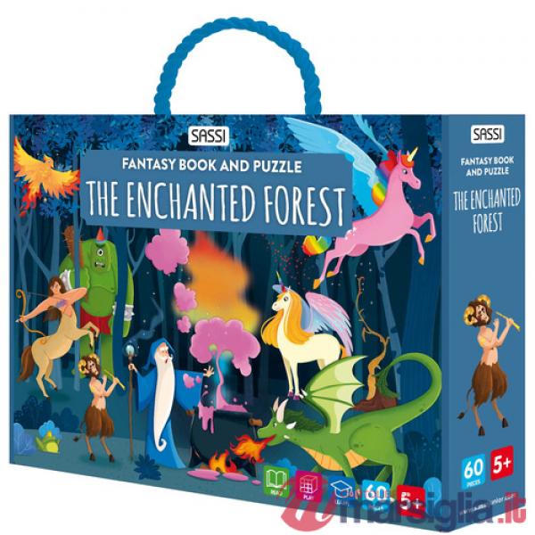 Enchanted forest. Fantasy book and puzzle. Ediz. a colori. Con puzzle