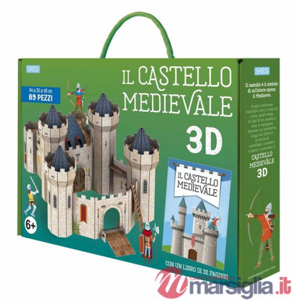 Castello medievale 3D. Ediz. a colori. Con modellino 3D da costruire (Il)