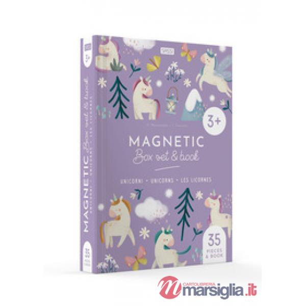 Unicorni-Unicorns-Les licornes. Magnetic box e book. Ediz. a colori. Con 35 magneti