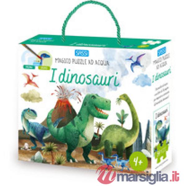 Dinosauri. Magico puzzle ad acqua. Ediz. a colori. Con pennello. Con puzzle da 54 pezzi (I)