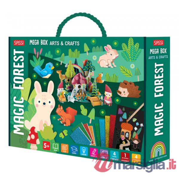 Enchanted forest. Mega box arts & crafts. Ediz. a colori. Con Gioco (The)