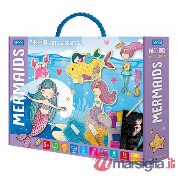 Mermaids. Mega box arts & crafts. Ediz. a colori. Con Gioco