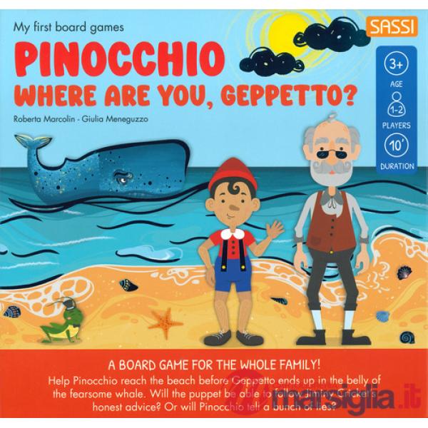 Pinocchio. Where are you, Geppetto? My first board games. Con gadget