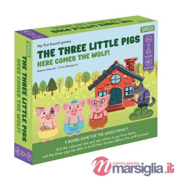 Three little pigs. Here comes the wolf! My first board games. Con gadget (The)