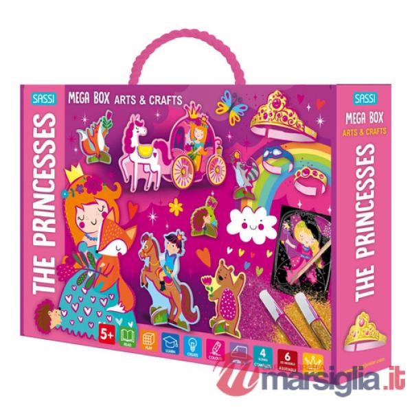 Princesses. Mega box arts & crafts. Con 6 3D models. Con 4 scenes (The)