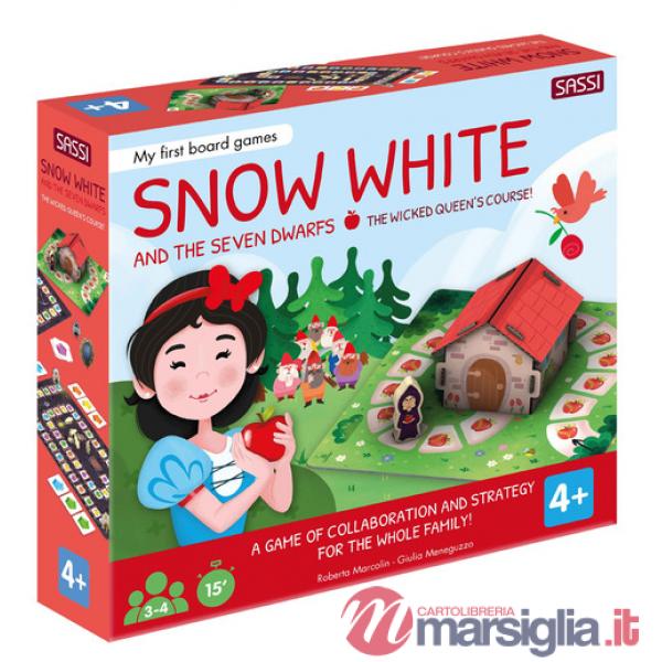 Snow white and the seven dwarfs. The wicked queen's course! My first board games. Ediz. a colori. Con casetta 3D da costruire. C