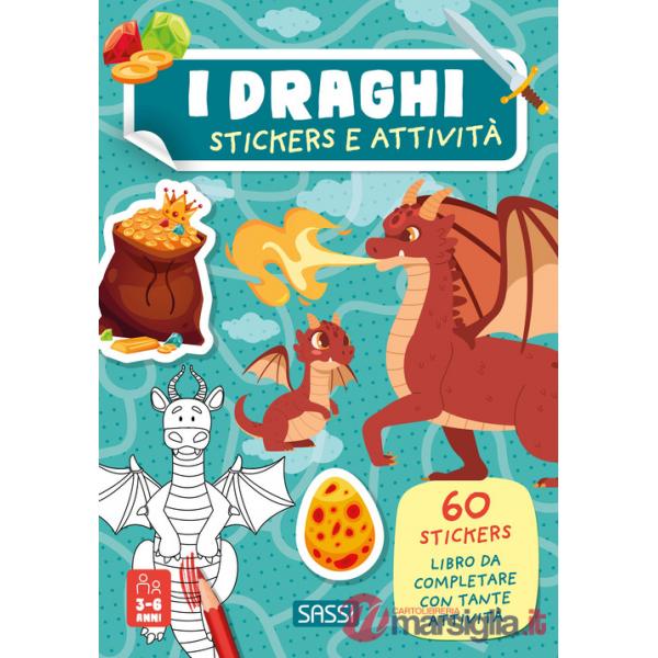 Draghi. Stickers e attività. Ediz. a colori (I)