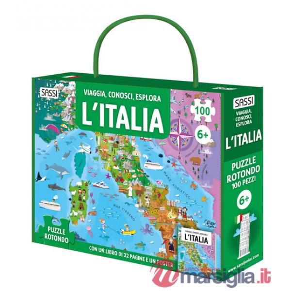 Italia. Viaggia, conosci, esplora. Ediz. illustrata. Con puzzle (L')