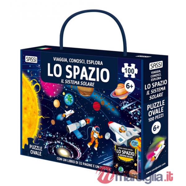 Spazio. Il sistema solare. Viaggia, conosci, esplora. Ediz. illustrata. Con puzzle (Lo)