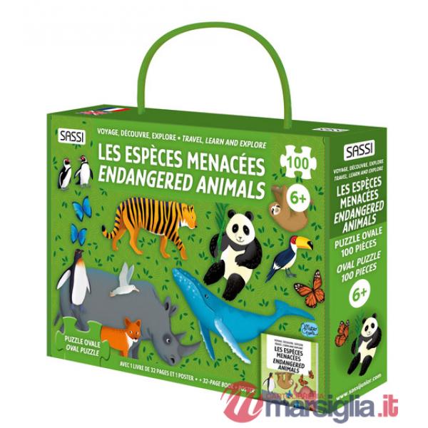 Espèces ménacées. Voyage, découvre, explore- Endangered animals. Travel, learn and explore. Ediz. bilingue (Les)