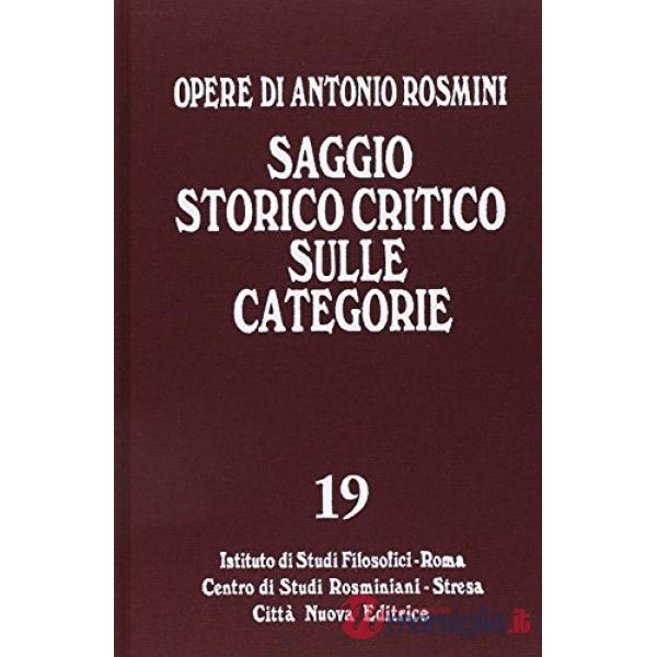Saggio storico sulle categorie