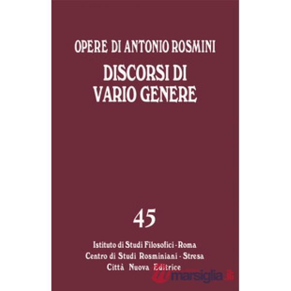 Discorsi di vario genere