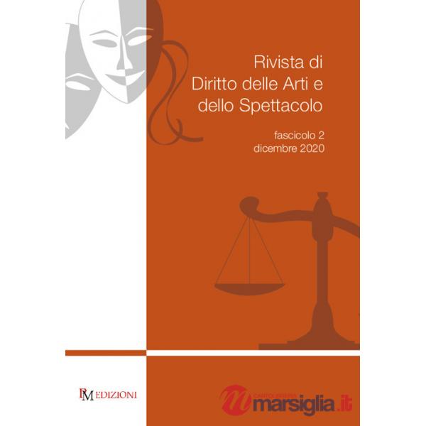 Rivista di diritto delle arti e dello spettacolo (2020). Vol. 2