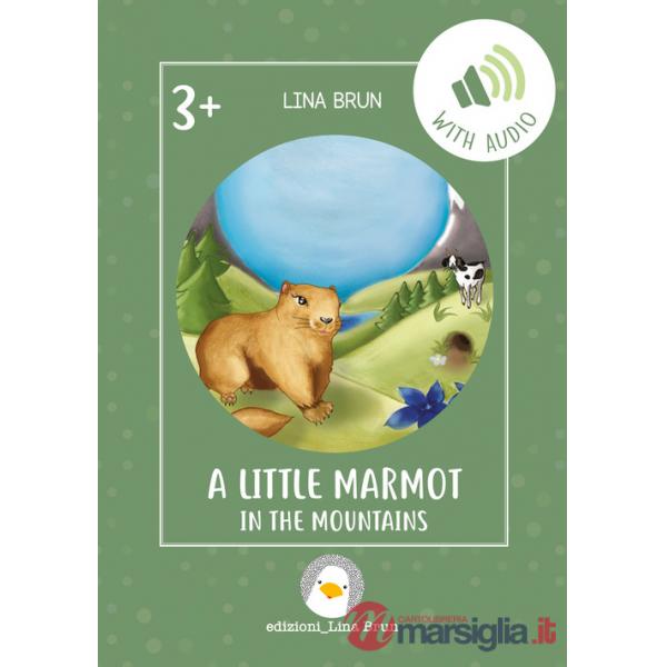 Little marmot in the mountains. Con File audio per il download (A)