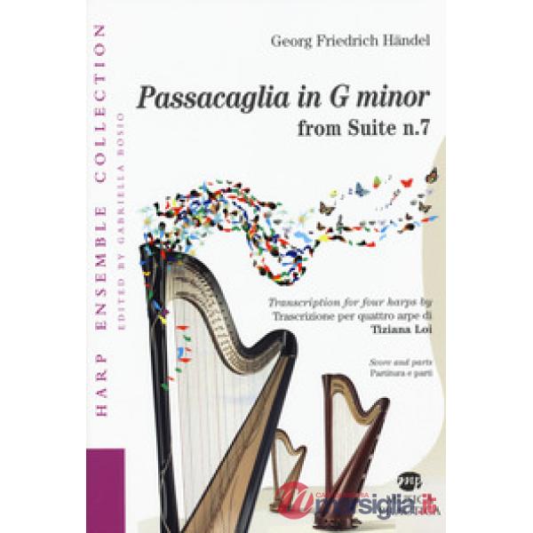 Passacaglia in G minor from Suite n.7 Trascrizione per quattro arpe di Tiziana Loi