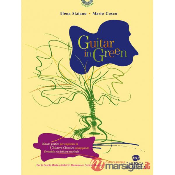 Guitar in green. Metodo