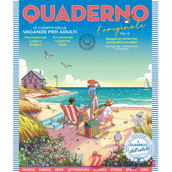 Quaderno di compiti delle vacanze per adulti. L'originale. Vol. 5
