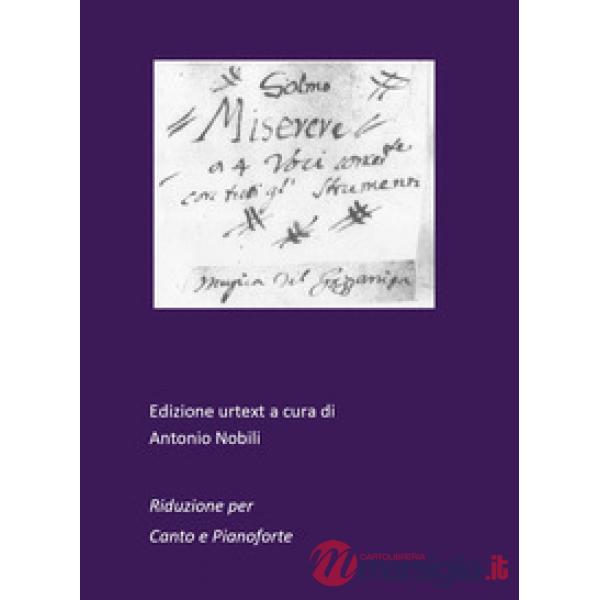 Miserere. Riduzione per canto e pianoforte