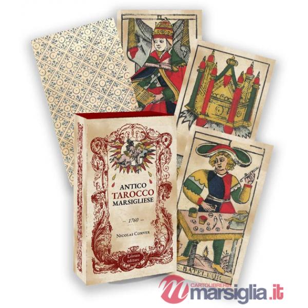 Antico tarocco marsigliese. Nicolas Conver (1760). Con 78 Carte